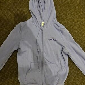 PINK Victoria secret lavender medium zip up jacket
